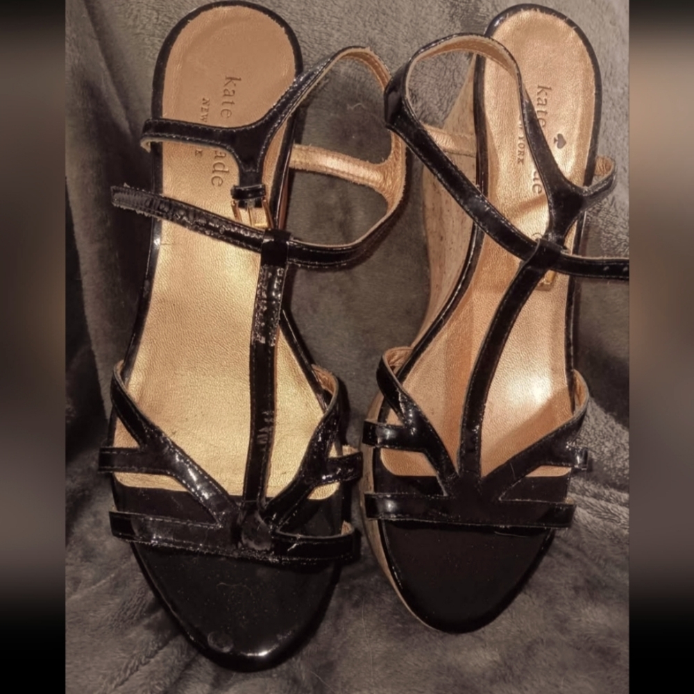 Kate Spade Black Strappy Women's Sandals